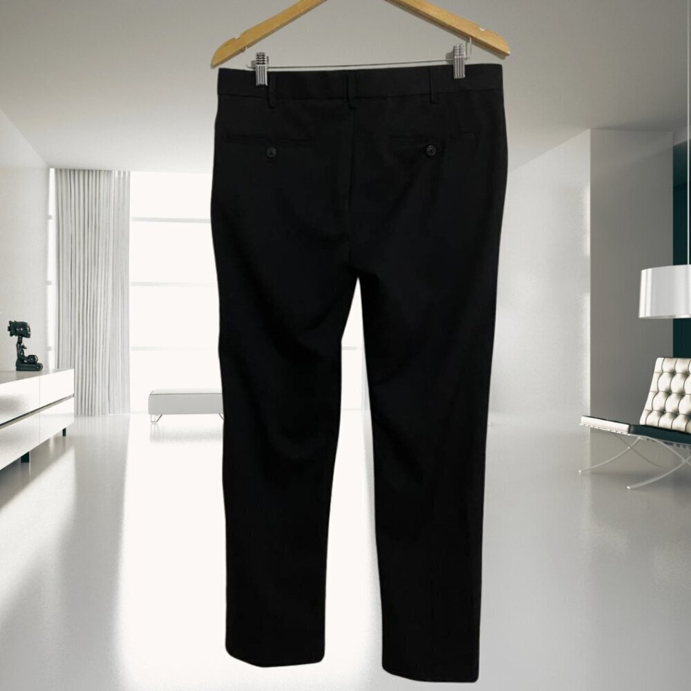 Van Heusen Flex Slim Fit Dress Pants Men’s Black | Classic & Comfortable